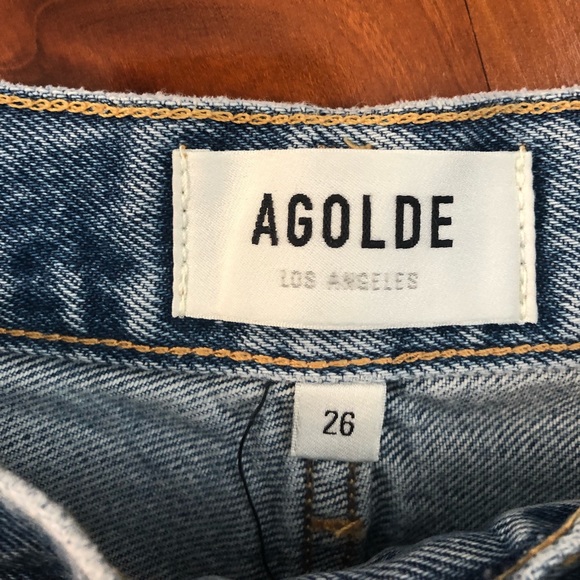 AGOLDE Parker Shorts - Size 26 - Swapmeet Blue - Picture 5 of 6